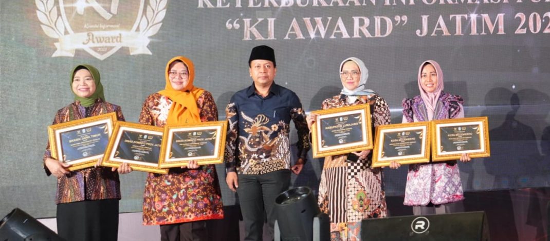 KI Awards 2023, Kota Mojokerto Raih Penghargaan Terbanyak Bidang Keterbukaan Informasi Publik