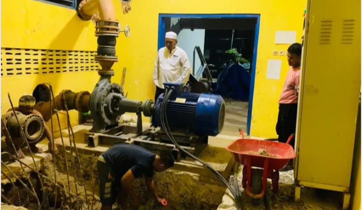 PDAM Bersujud Merespon Pemasangan Pompa Air Terbaru – Cahaya Baru