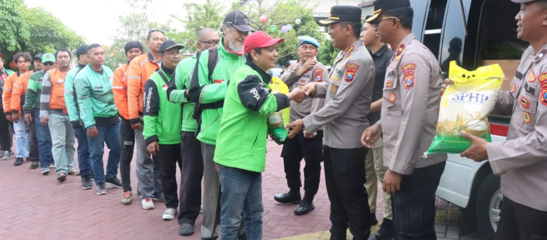Apel Ojek Online, Siap Jaga Kamtibmas Sidoarjo