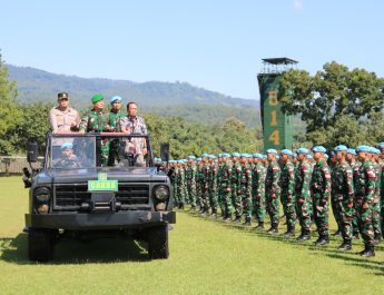 Yonif 514 Kostrad Laksanakan Upacara Pelepasan Satgas Yonmek TNI Konga XXIII-T UNIFIL Lebanon