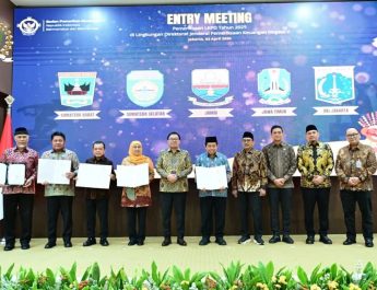 Membangun Akuntabilitas dan Kinerja Terbaik: Andie Dinialdie Ketua DPRD provinsi Sumatera Selatan Hadiri Acara Entry Meeting Penilaian LKPO Tahun 2025