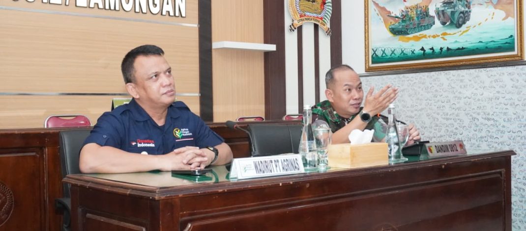 Dandim 0812 Lamongan Dampingi Wadirut PT Agrinas Pangan Nusantara Tinjau Kesiapan KDKMP di Tiga Lokasi Lamongan