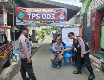 Dokkes Polresta Sidoarjo Gelar Patroli Bakti Kesehatan di TPS Pilkades Serentak 2026