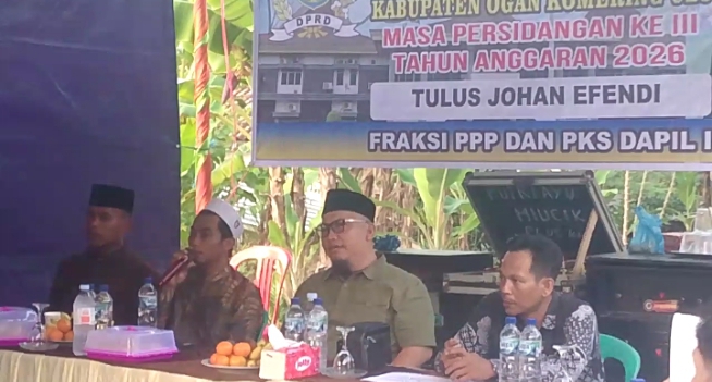 Tulus Johan Effendi, Anggota DPRD OKU Gelar Reses Masa Persidangan III Tahun Anggaran 2026, Serap Aspirasi Warga Dapil I
