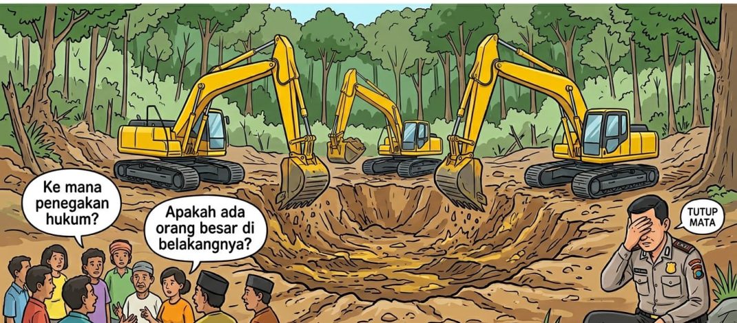 Hutan Tolitoli Dikepung Ekskavator: Menelusuri Gurita PETI Yang Tak Tersentuh Hukum