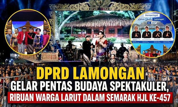 DPRD Lamongan Satukan Budaya dan Kebersamaan, Peringatan HJL ke-457 Disambut Antusias Masyarakat