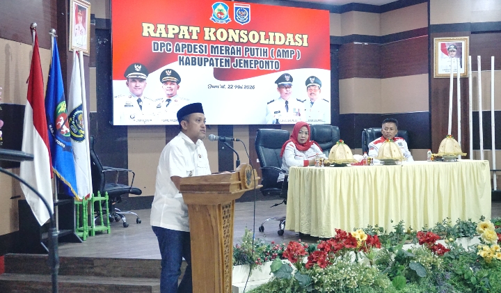 Perkuat Sinergi Antara Pemerintah Daerah Dan Pemerintah Desa, Bupati Jeneponto Terima Pengurus DPC APDESI Merah Putih