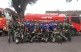 Tingkatkan Kesiapsiagaan, Prajurit Yonif 503 Kostrad Ikuti Sosialisasi Pemadam Kebakaran