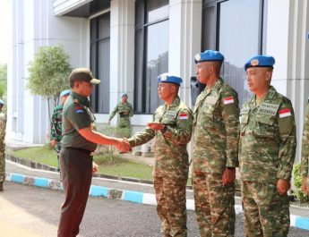 Panglima TNI Tinjau Kesiapan Operasi Satgas TNI Kontingen Garuda UNIFIL TA 2026