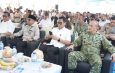Dandim 0812 Lamongan dan Forkopimda Dampingi Kunjungan Kerja Wamentan RI dan Menteri PPN dalam Gerakan Tanam Nasional