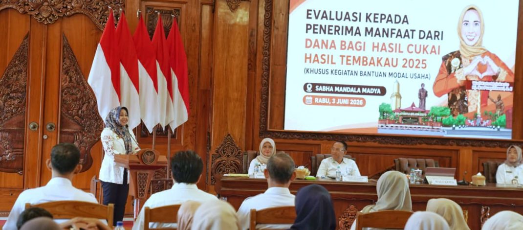 Pemkot Mojokerto Lakukan Evaluasi Penerima Manfaat Bantuan Modal Usaha dari DBHCHT 2025
