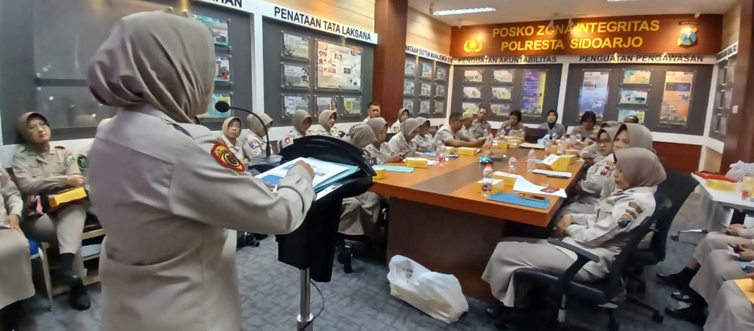 ASN Polresta Sidoarjo Adu Gagasan dalam Lomba Karya Ilmiah, Dalam Rangka Menyemarakkan Hari Bhayangkara ke-80