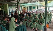 Perkuat Sinergitas dan Berikan Arahan, Danramil 0812/08 Sambeng Gelar Jam Komandan Bersama Anggota dan Persit