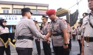 Jelang Hari Bhayangkara Kapolres Lamongan Pimpin Sertijab, Kasat Reskrim hingga 9 Kapolsek Berganti