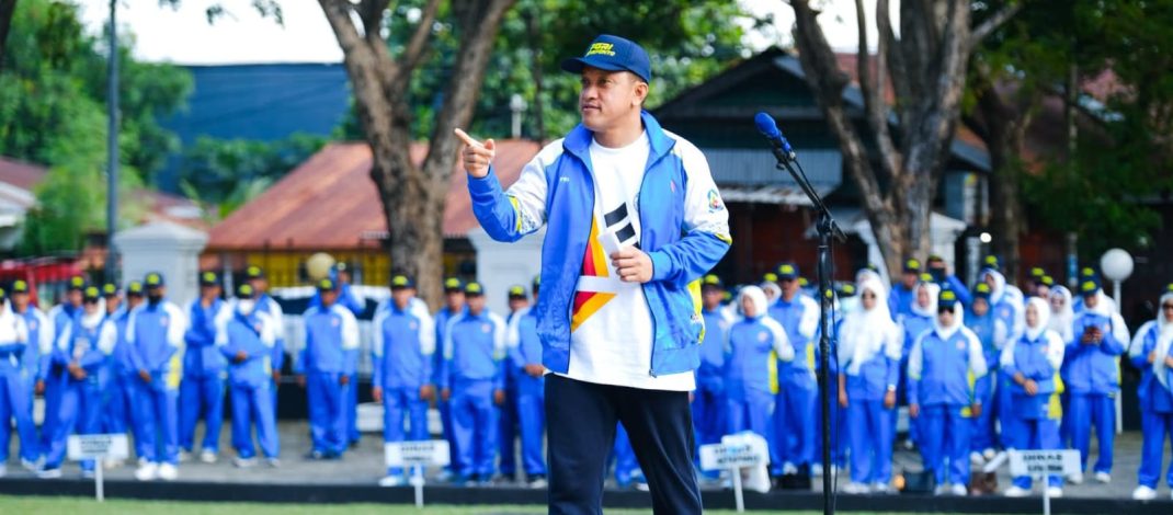 Ikut Lomba Tingkat SulSel, Bupati Jeneponto Lepas Kontingen Porsenijar PGRI 2026, Targetkan Prestasi Dan Junjung Sportivitas