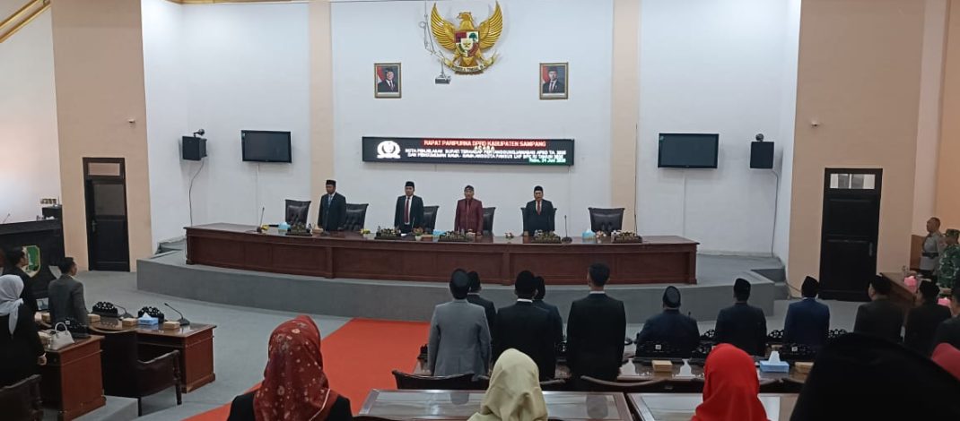 Rapat Paripurna Sampaikan Nota Penjelasan Bupati Dan Pengumuman Nama – nama Pansus
