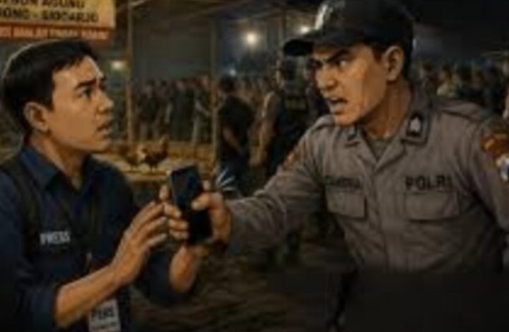 Rampas HP Wartawan Saat Ambil Dokumen Pada Penangkapan, Oknum Anggota Polri Dinilai Labrak Aturan Kebebasan PERS