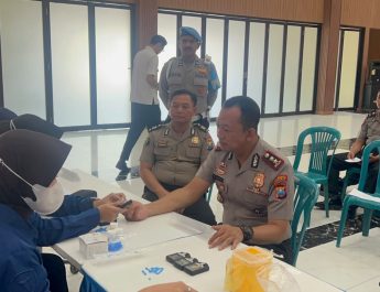 Polresta Sidoarjo Gelar Cek Kesehatan Gratis Anggota Sambut Hari Bhayangkara ke-80