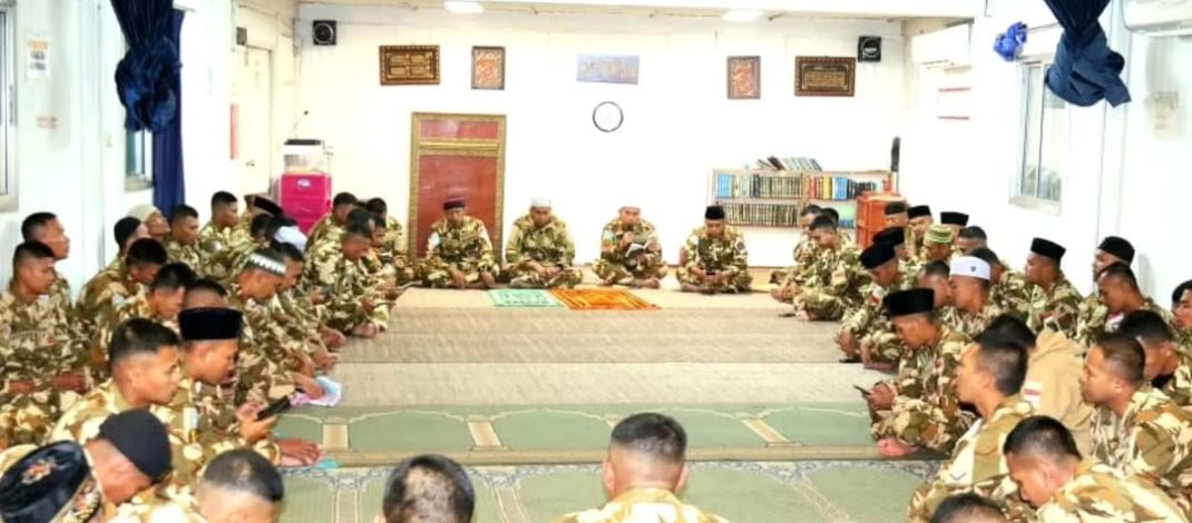 Sambut 1 Muharram 1448 H, Satgas Yonmek TNI Konga XXIII-T/UNIFIL Gelar Doa Bersama