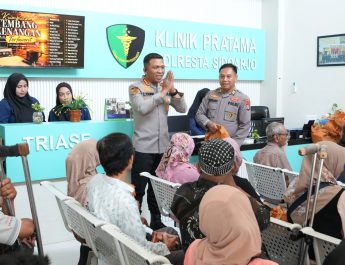 Hari Bhayangkara Ke-80, Polresta Sidoarjo Berikan Layanan Kesehatan Gratis dan Baksos Bagi Difabel