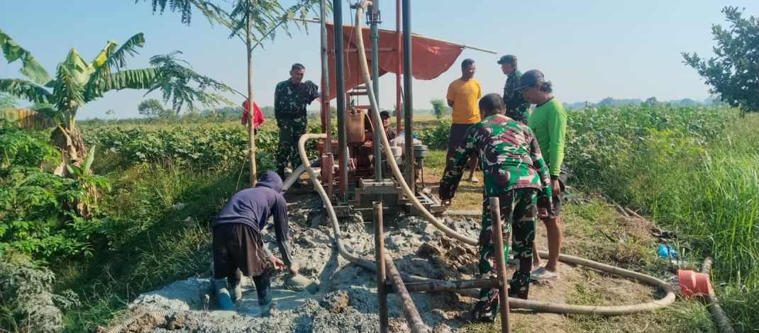 Program Sumur Bor TNI AD Hadirkan Harapan Akses Air Bersih bagi Warga Dermolemahbang