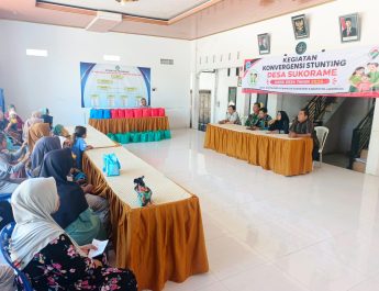 Perangi angka Stunting, Babinsa Koramil 0812/24 Sukorame Hadiri Pertemuan Konvergensi Stunting di Balai Desa