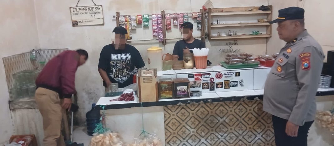 Polsek Balongbendo Tindaklanjuti Dugaan Penjualan Miras, Hasil Pengecekan Nihil