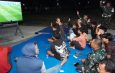 Demam Sepak Bola di Jantung Kota: Koramil 0812/01 Gelar Nobar Heboh Piala Dunia di lokasi KDKMP