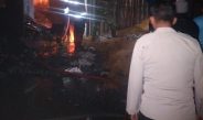 Polres Lamongan Tangani Kebakaran Hebat di Pasar Agrobis, Sekitar 10 Stand Terdampak