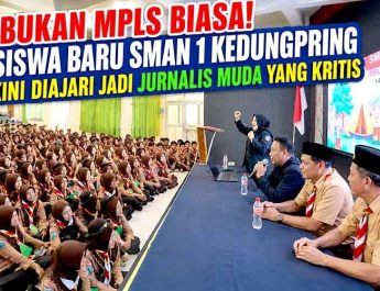 Gandeng PJI Lamongan, SMAN 1 Kedungpring Bekali Siswa Baru Ilmu Jurnalistik dan Literasi Digital