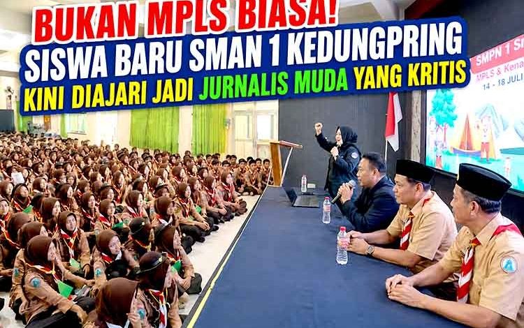 Gandeng PJI Lamongan, SMAN 1 Kedungpring Bekali Siswa Baru Ilmu Jurnalistik dan Literasi Digital