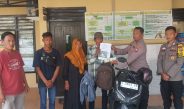 Polsek Kembangbahu Serahkan Sepeda Motor Temuan kepada Keluarga Pemilik