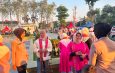 Polwan Polresta Sidoarjo Amankan Car Free Day Alun-alun