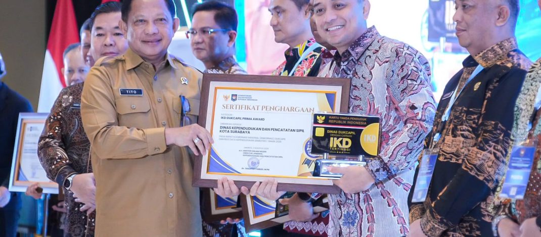 Sukses Tekan Bansos Salah Sasaran, Uji Coba Perlinsos Digital di Surabaya Hampir 100 Persen 