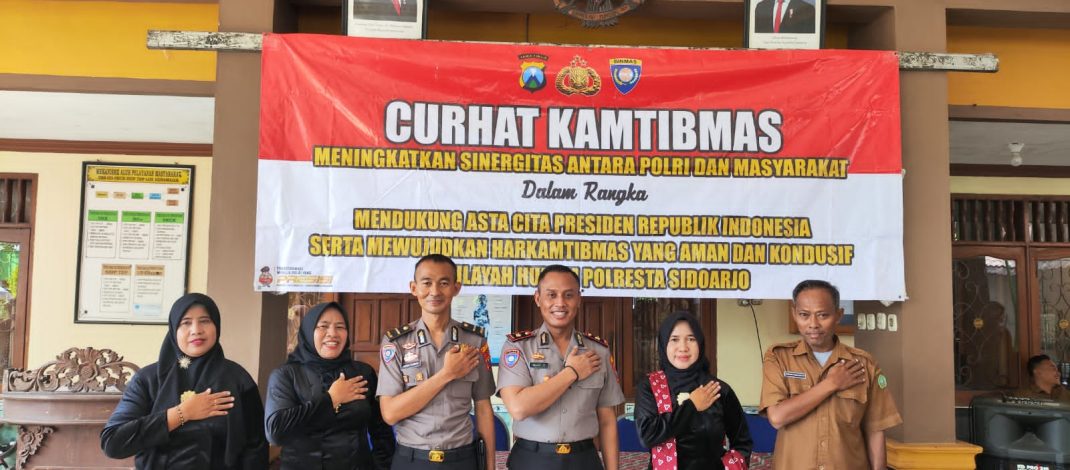 Polresta Sidoarjo Ajak Warga Peduli Keamanan Lingkungan