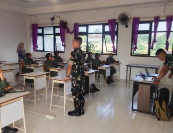 Kodim 0812/Lamongan Mendampingi Kegiatan Taruna Bhakti Akademi TNI 2026 di Sekolah Rakyat Menengah Atas 25