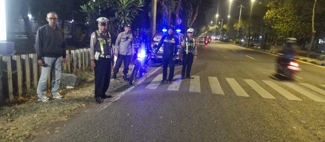 Antisipasi Balap Liar, Polsek Buduran Masifkan Patroli Malam