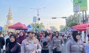 Polwan Polresta Sidoarjo Hadirkan Pengamanan Humanis di CFD