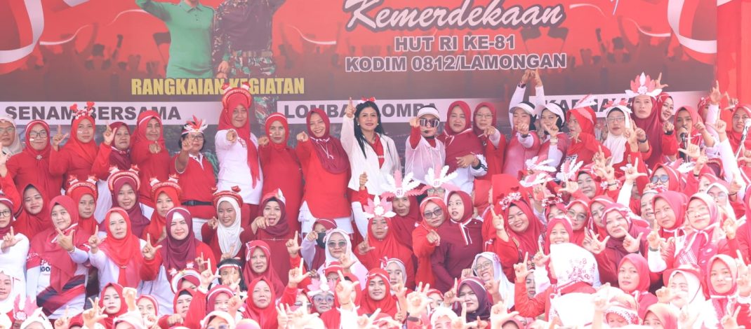 Kodim 0812/Lamongan Gelar Lomba Antar Koramil Sambut HUT Ke-81 RI