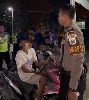 Aksi Balap Liar Gagal Total! 10 Motor Ditilang, Sejumlah Pemuda Diperiksa Polisi di Mapolres Lamongan