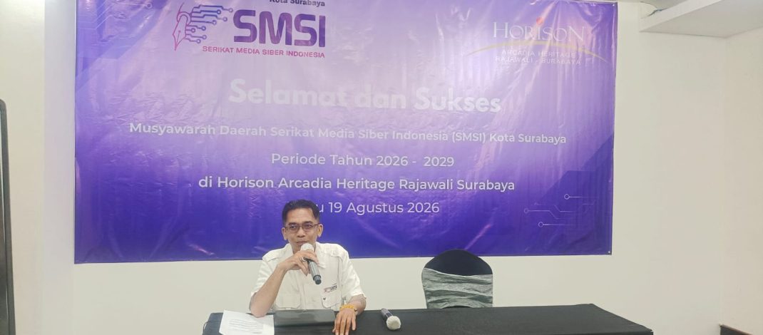 Dipercaya Jalankan Roda Organisasi, Iskandar Kembali Jabat Ketua SMSI Kota Surabaya Periode 2026 – 2029