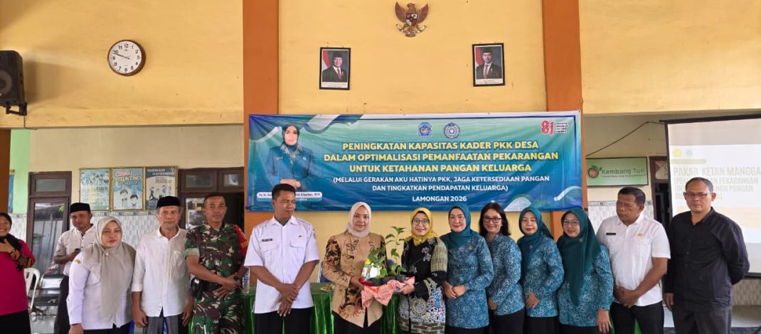 Babinsa Koramil 0812/03 Turi Dampingi Kegiatan Peningkatan Kapasitas Kader PKK Desa Turi Demi Ketahanan Pangan