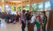 Pastikan Penyaluran Beras Tepat Sasaran, Babinsa KlagenSrampat Dampingi Pembagian Bantuan Pangan untuk 295 Warga