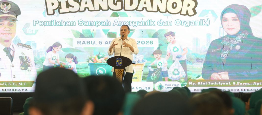 Lomba Pisang Danor 2026 Diluncurkan, Wali Kota Eri Ingin Sampah Organik Selesai dari Rumah