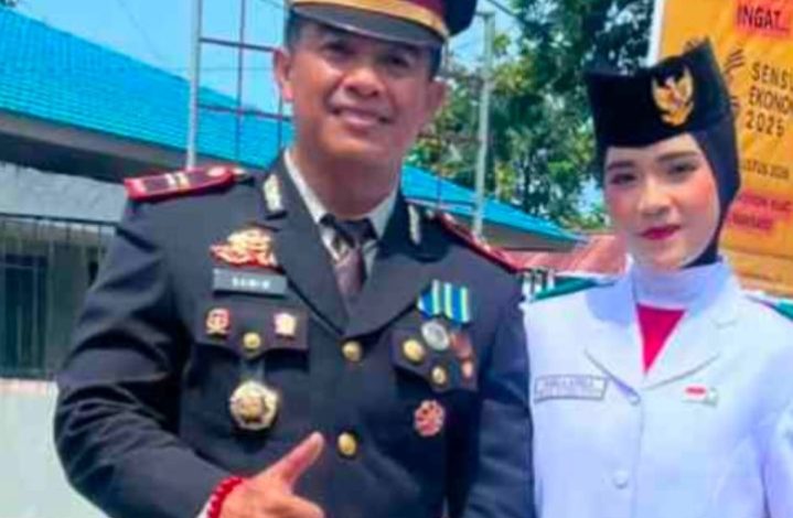 Kisah Haru Nabila Ashila, Putri Kapolsek Baolan yang Sukses Jalankan Tugas Paskibraka