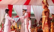 Teddy Meilwansah Pimpin Upacara HUT ke-81 RI, Kobarkan Semangat Nasionalisme di Kabupaten OKU