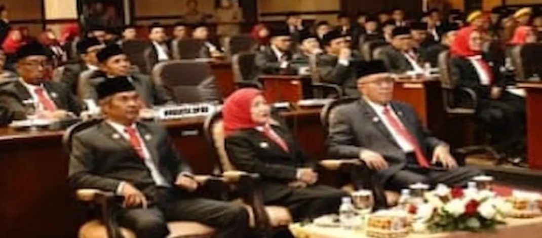 Rangka Penyampaian Laporan Kinerja Lembaga Negara Dan Peringatan HUT Ke-81, Ketua DPRD Malang Darmadi Ikuti Pidato Kenegaraan